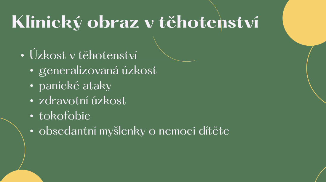 Rozpoznání deprese a úzkostí u těhotných – náhled