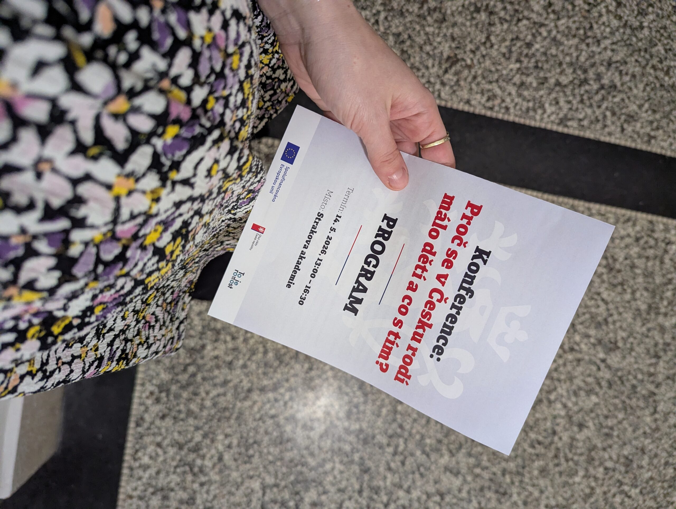 Program konference na Úřadu vlády ČR